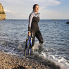 Nassanzug Einteiler Switch Damen 2,5 mm Schwarz-Flieder Größe 5-L Mares 412429S5