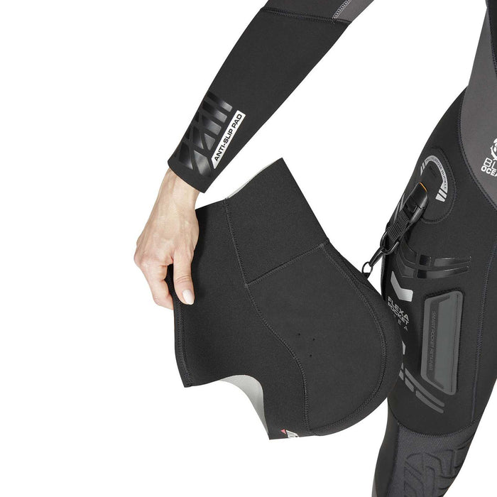 Traje de neopreno completo Flexa mujer 8-6 mm negro-gris L-Largo Mares 4124325L