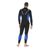 Combinaison intégrale Flexa Homme 5-4 mm Noir-Bleu M - Très large Mares 4124333W