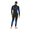 Muta intera Flexa Uomo 5-4mm Nero-Blu L-Lunga Mares 4124335L