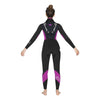 Traje de neopreno integral Flexa Mujer 5-4mm Negro-Púrpura S-Doble Ancho Mares 4124342W