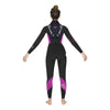 Traje de neopreno integral Flexa Mujer 5-4mm Negro-Púrpura ML-Largo Mares 4124344L