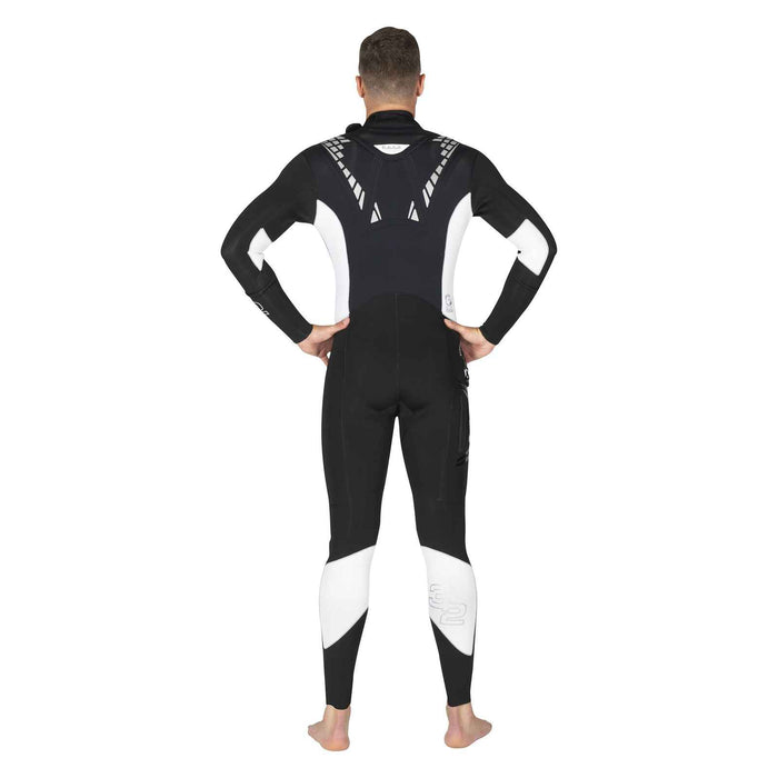 Nassanzug Flexa Herren 3-2 mm Schwarz-Weiß Größe 3-M Mares 412435S3