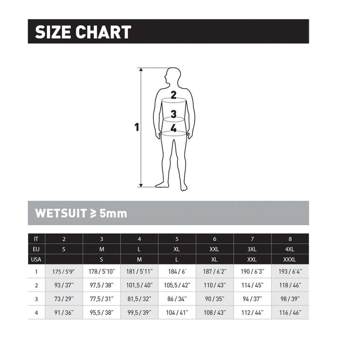 Traje de neopreno integral Evolution Hombre 7mm Negro-Gris M-Doble Ancho Mares 4124393W