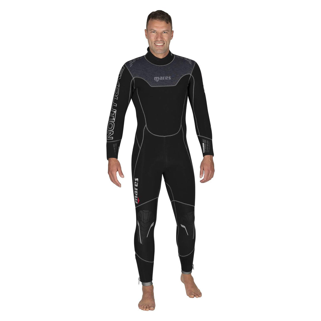 Muta intera Evolution Uomo 7mm Nero-Grigio ML-Lungo Mares 4124394L
