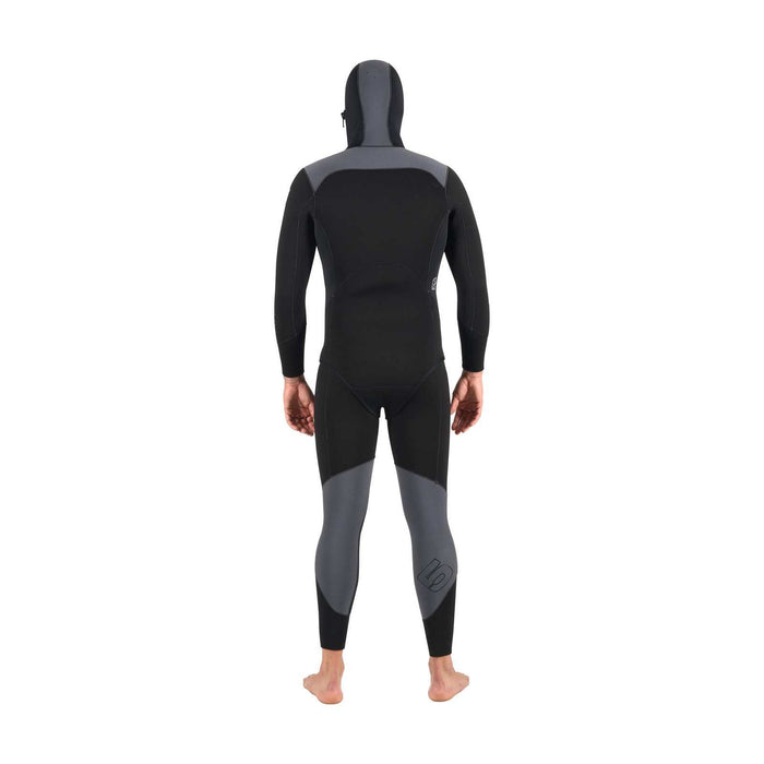 Volledig wetsuit Dual Heren 5mm Zwart-Grijs Maat 4-ML Mares 412443BKS4