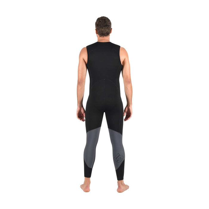 Traje de neopreno completo Dual Hombre 5mm negro-gris Talla 5-L Mares 412443BKS5