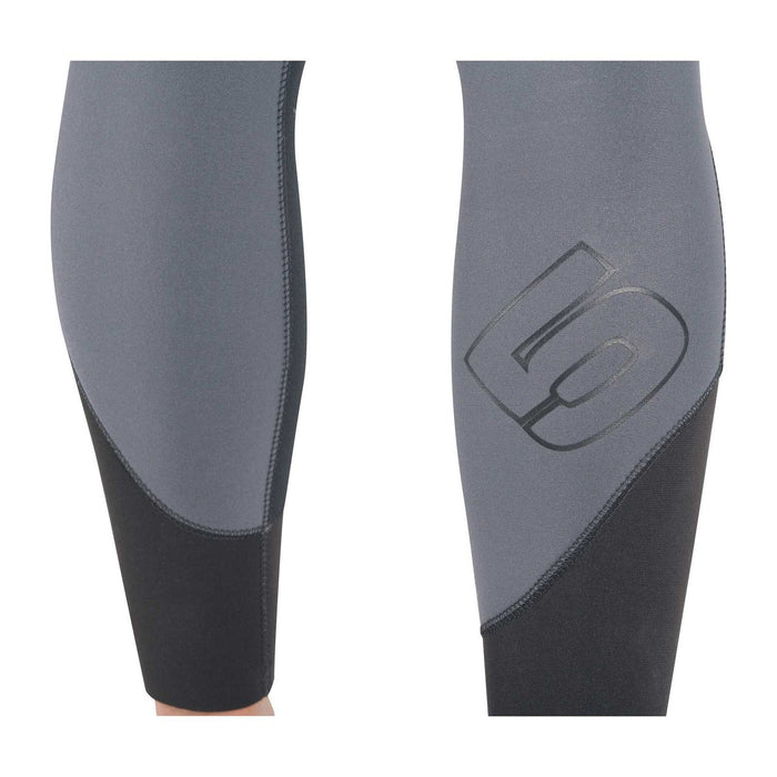 Traje de neopreno completo Dual Hombre 5mm negro-gris Talla 5-L Mares 412443BKS5