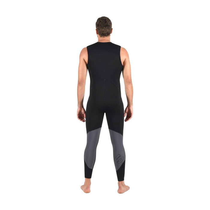 Combinaison intégrale Dual Homme 5 mm Noir-Gris Taille 6-XL Mares 412443BKS6