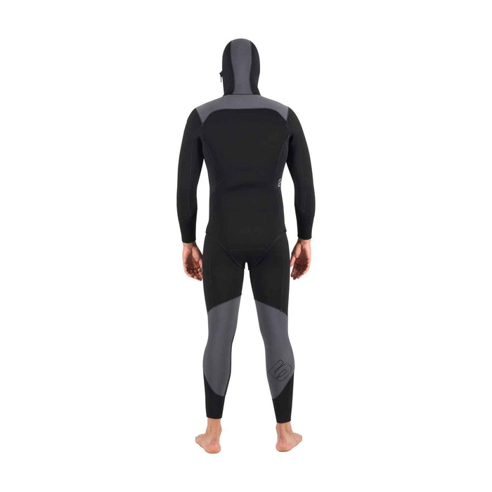 Combinaison intégrale Dual Homme 5 mm Noir-Gris Taille 6-XL Mares 412443BKS6
