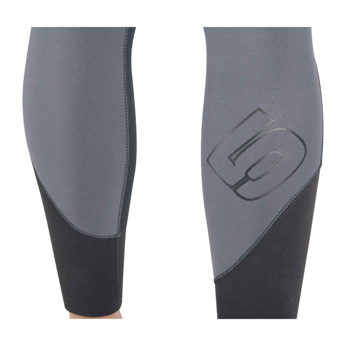 Combinaison intégrale Dual Homme 5 mm Noir-Gris Taille 7-XXL Mares 412443BKS7