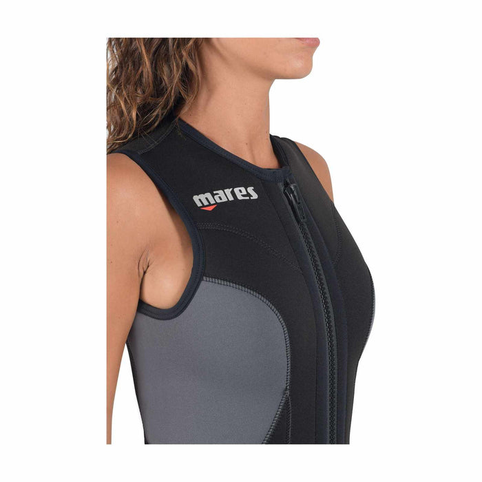 Traje de neopreno completo Dual Mujer 5mm negro-gris Talla 1-XS Mares 412444BKS1