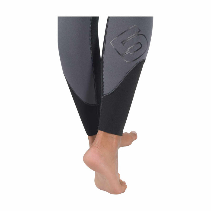 Traje de neopreno completo Dual Mujer 5mm negro-gris Talla 1-XS Mares 412444BKS1
