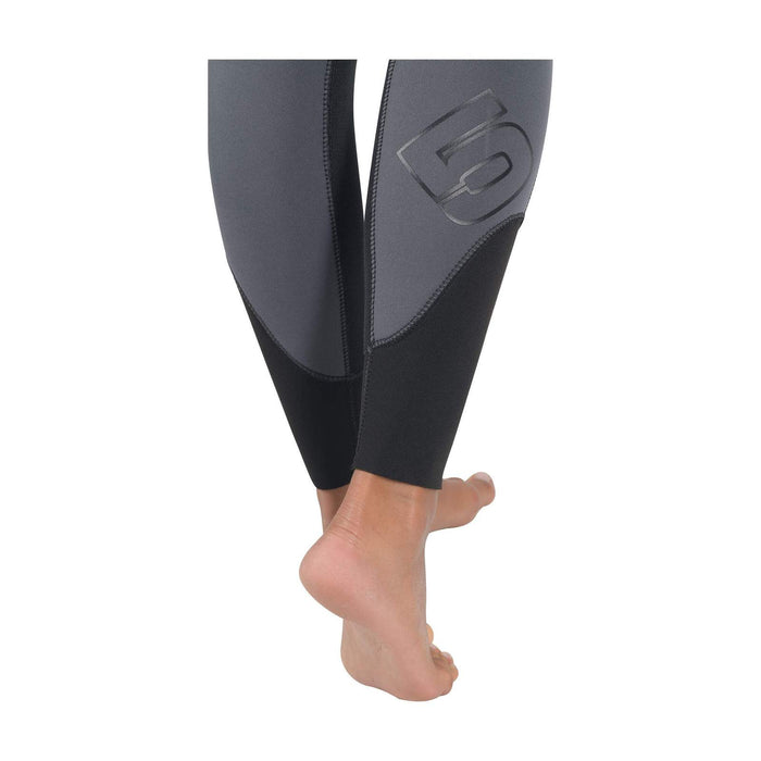 Traje de neopreno completo Dual Mujer 5mm negro-gris Talla 2-S Mares 412444BKS2