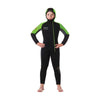 Wetsuit Explorer 5 Jack Kinderen Zwart-Limoen 12 Jaar Mares 412445-1