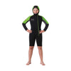 Wetsuit Explorer 5 Jack Kinderen Zwart-Limoen 12 Jaar Mares 412445-1