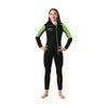 Wetsuit Explorer 5 Jack Kinderen Zwart-Limoen 14 Jaar Mares 412445S0