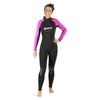 Schnorchel-Nassanzug Steamer Manta Damen Schwarz-Pink Größe 1 Mares 412457S1