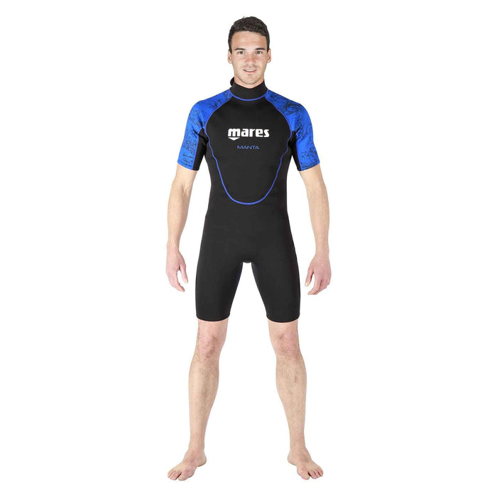 Schnorchel-Shorty Manta Herren Schwarz-Blau Größe 1 Mares 412458S1