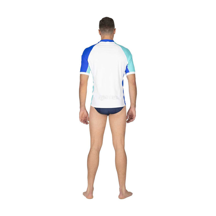 Rashguard Shield Herren Weiß-Blau XXL Mares 412461WHXXL