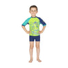 Rashguard Shield Kinder LM Blau-Limette XL Mares 412464LMXL