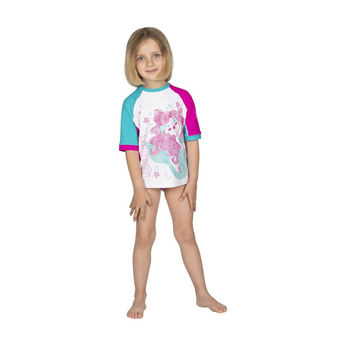 Rashguard Shield Kinder MG Weiß-Pink XL Mares 412464MGXL