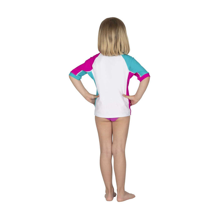 Rashguard Shield Kinder MG Weiß-Pink XS Mares 412464MGXS