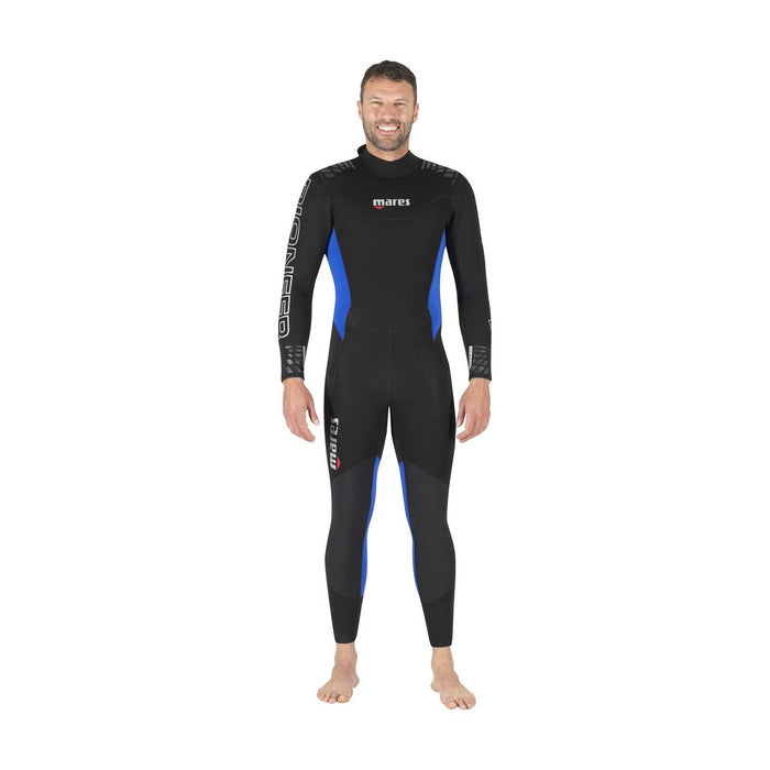 Nassanzug Pioneer Herren 5 mm Schwarz-Blau Größe 7-XXL Mares 412465S7