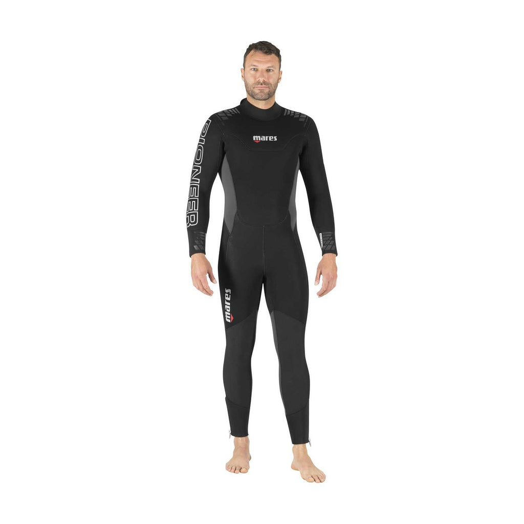 Nassanzug Pioneer Herren 7 mm Schwarz-Grau Größe 5-L Mares 412467S5