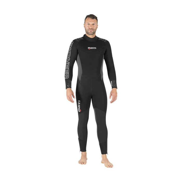 Nassanzug Pioneer Herren 7 mm Schwarz-Grau Größe 6-XL Mares 412467S6