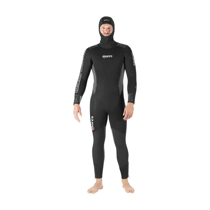 Nassanzug Pioneer Herren 7 mm Schwarz-Grau Größe 6-XL Mares 412467S6