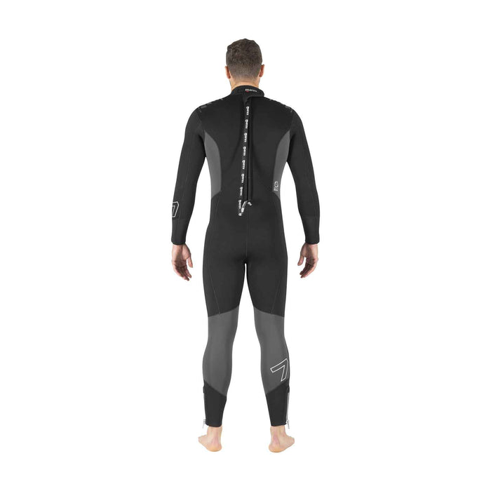 Nassanzug Pioneer Herren 7 mm Schwarz-Grau Größe 7-XXL Mares 412467S7
