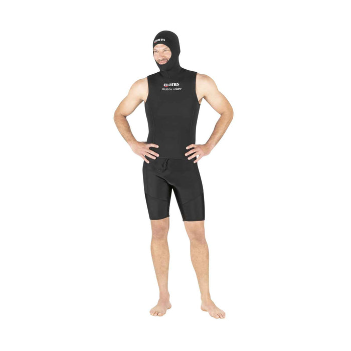 Neoprenweste Flexa Herren 3 mm Schwarz Größe 3-M Mares 412471S3