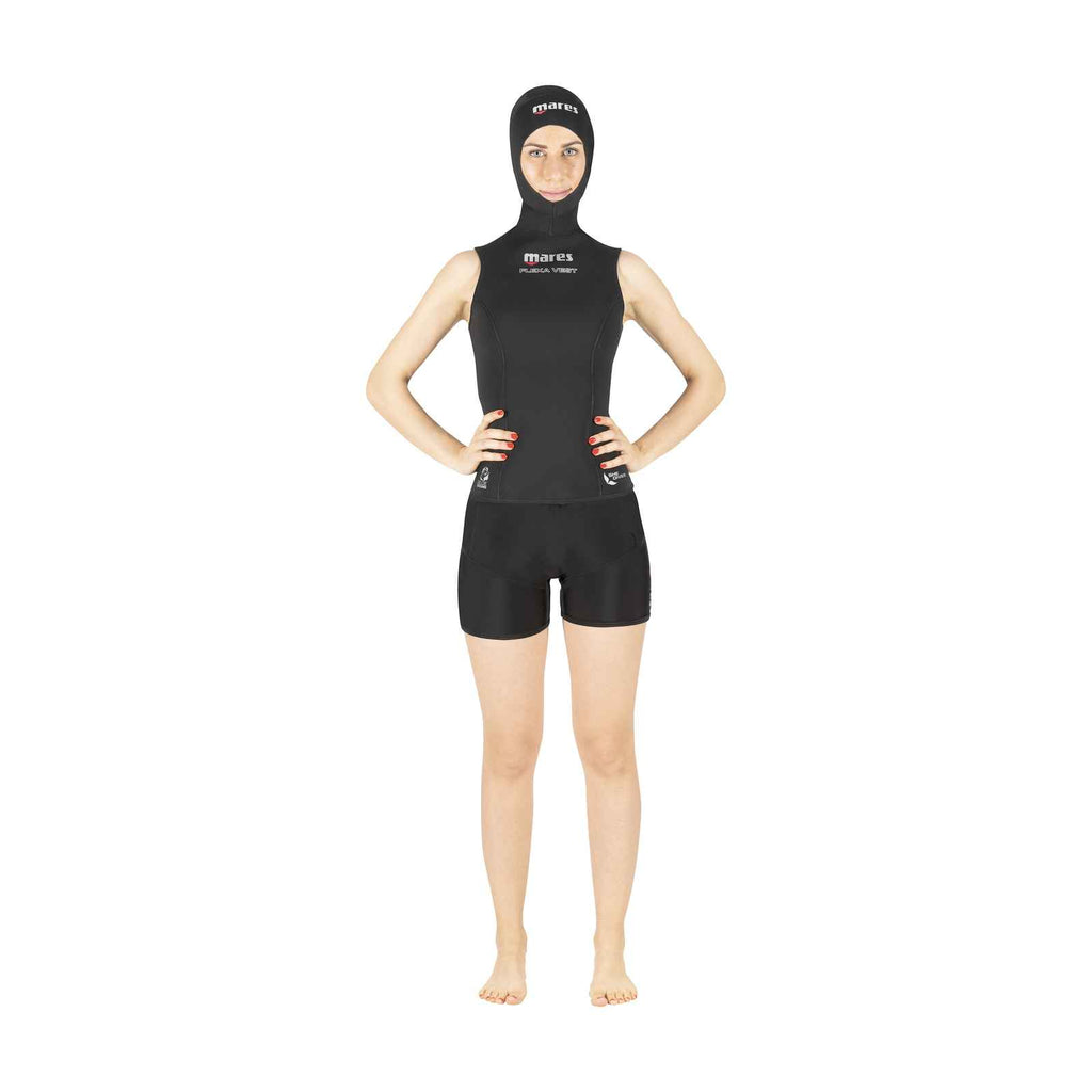 Neoprenweste Flexa Damen 3 mm Schwarz Größe 3-M Mares 412472S3