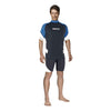 Rashguard Loose Fit Herren Kurzarm Blau L Mares 412540LBL