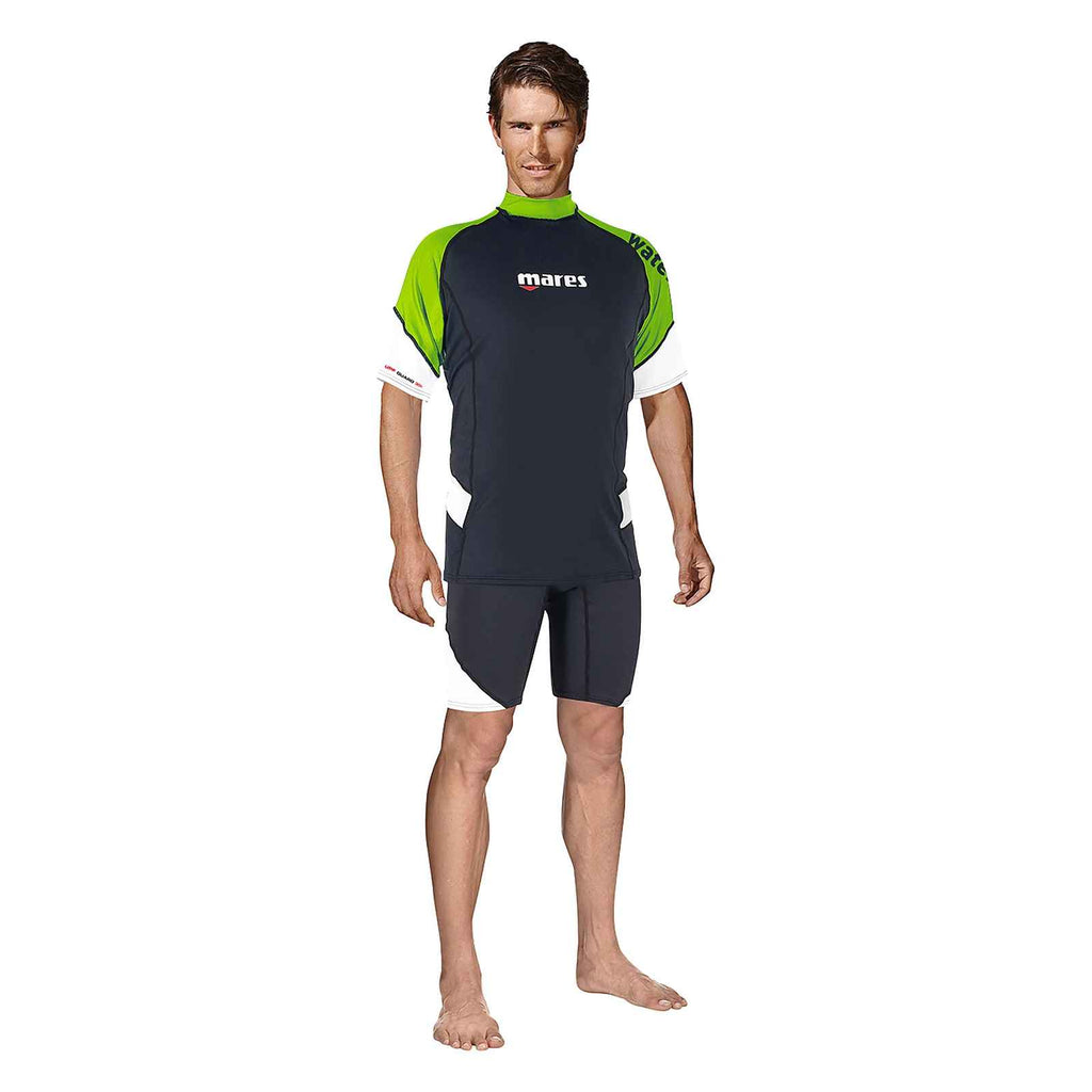 Rashguard Loose Fit Herren Kurzarm Lime L Mares 412540LLM