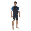 Rashguard Loose Fit Herren Kurzarm Blau M Mares 412540MBL