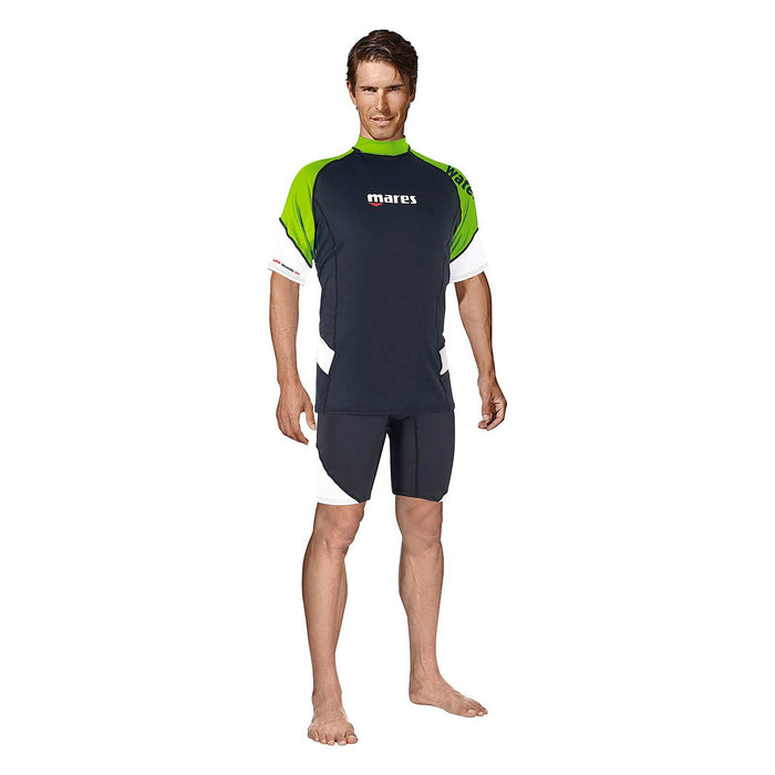 Rashguard Loose Fit Herren Kurzarm Limette M Mares 412540MLM