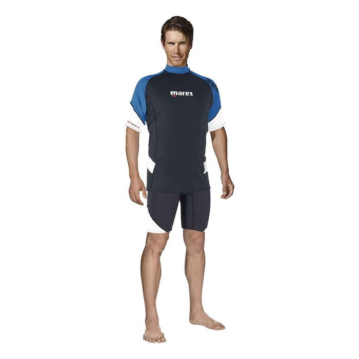 Rashguard Coupe ample Homme Manches courtes Bleu XXL Mares 412540XXLBL
