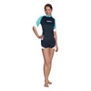 Rashguard Losse pasvorm Dames Korte mouwen Aquamarijn XS Mares 412542XSAQ