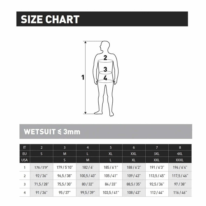 Rashguard Trilastic Monopièce Homme Noir-Bleu XXXL Mares 4125453XL