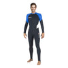 Rashguard Trilastic Monopièce Homme Noir-Bleu L Mares 412545L