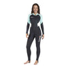 Rashguard Trilastic Steamer Damen Schwarz-Aquamarin XL Mares 412546XL