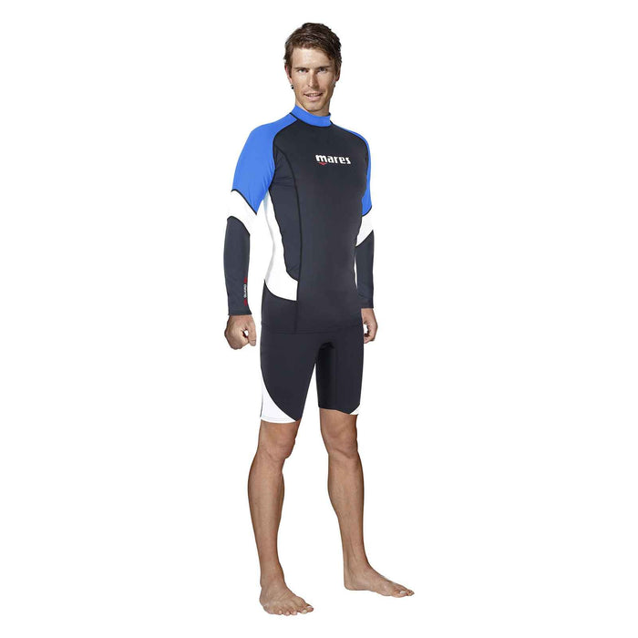 Short Rashguard Homme Noir-Blanc XS Mares 412547XS