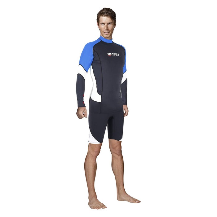 Rash Guard Shorts Uomo Nero-Bianco XXL Mares 412547XXL