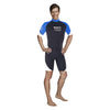 Wetsuit Thermo Guard Heren Korte mouwen 0,5mm Zwart-Blauw S Mares 412549S
