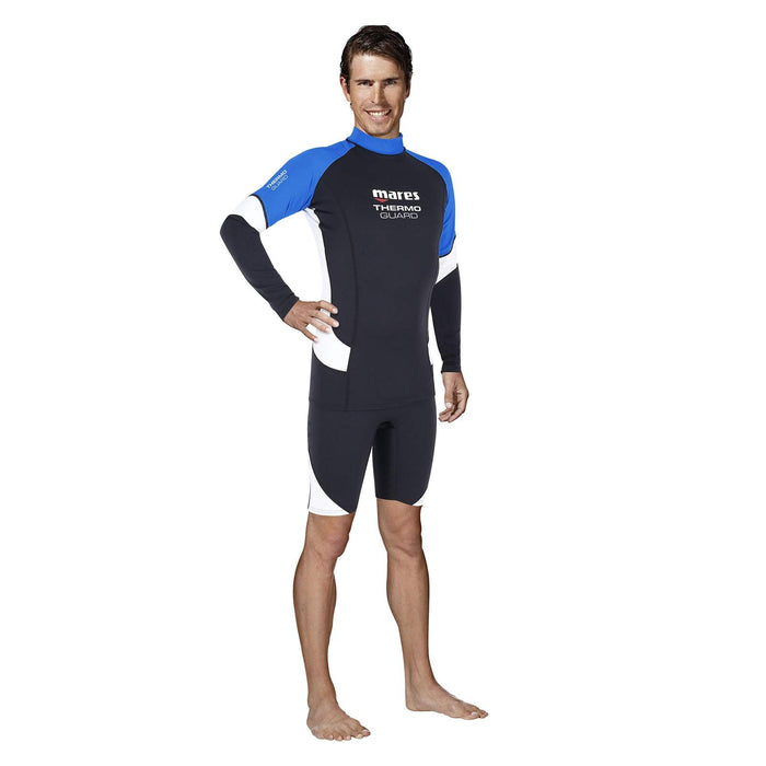 Muta Thermo Guard Uomo Maniche Lunghe 0,5mm Nero-Blu XL Mares 412550XL
