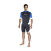 Rash Guard Herren Kurzarm Schwarz-Blau XS Mares 412552XS