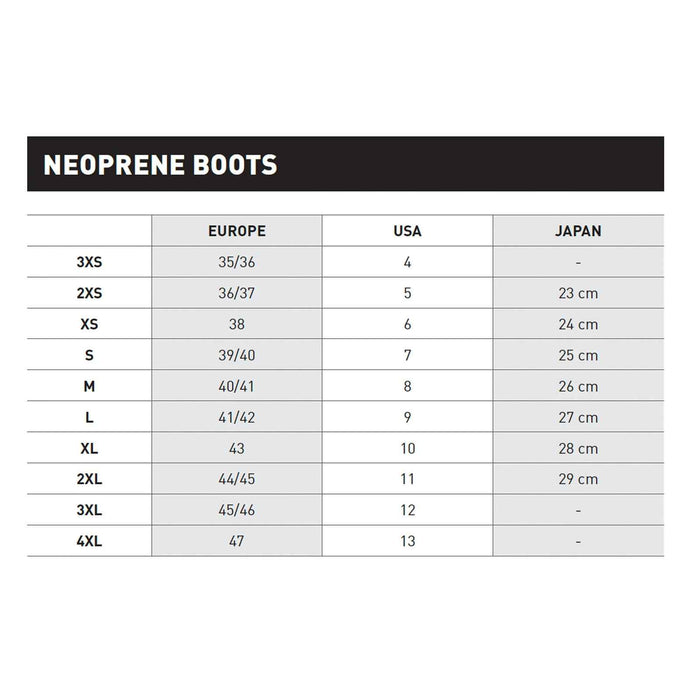 Tauchstiefel Equator 2 mm Größe 60-XS-EU 38-US 6 Mares 41263660