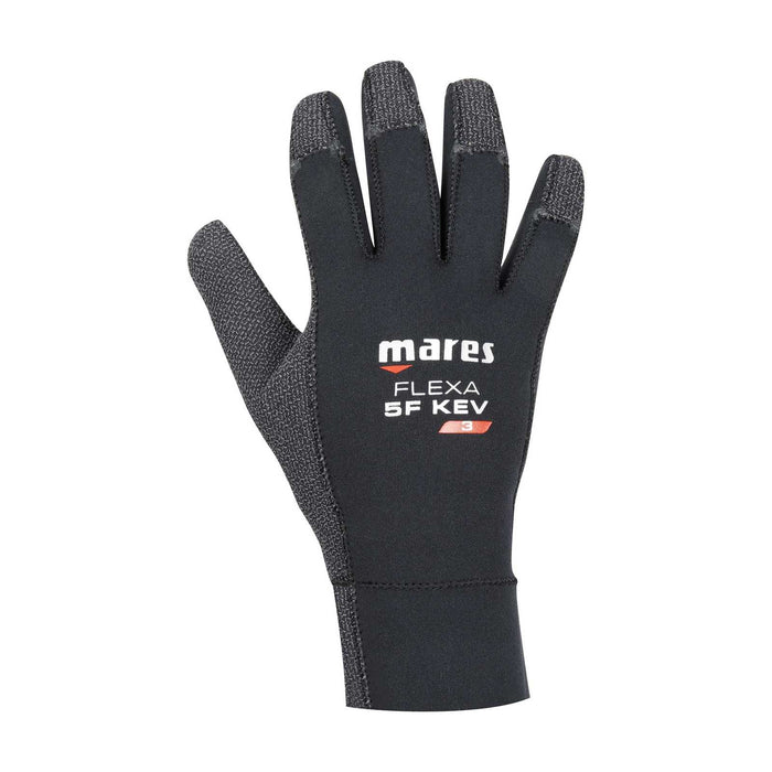 Gants de plongée Flexa 5F 3.0 Kev Noir L Mares 412735L